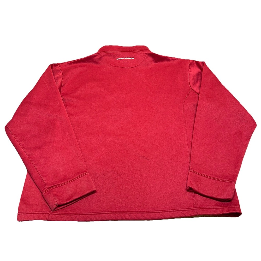 Under Armour Iowa State Cyclones Red 1/4 Zip Pullover Sweatshirt NCAA Men's XL - Picture 3 of 8